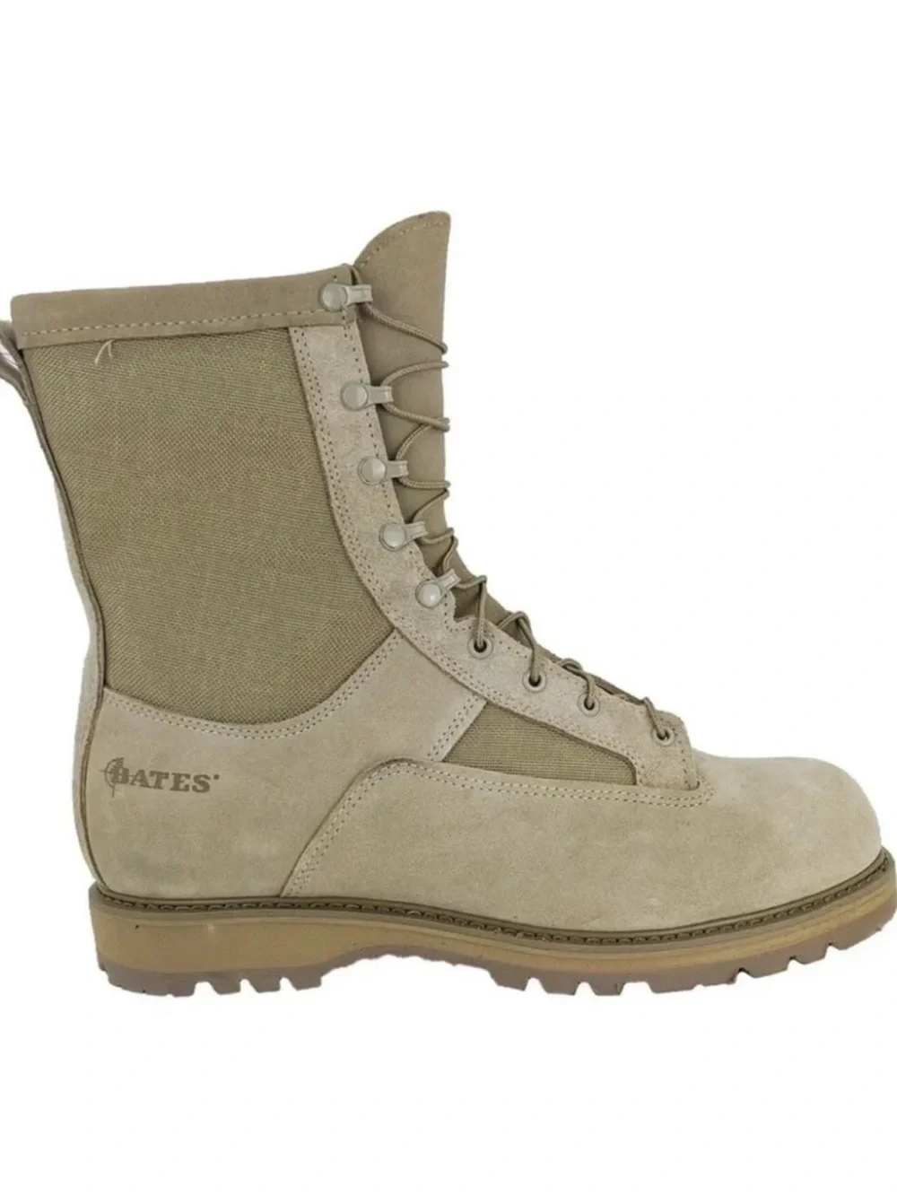 Bates Men's Desert Tan Tactical Combat Boots GoreTex Vibram Military 5 Wide